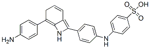 CAS#: 68966-37-0, [[4-[(4-Aminophenyl)(4-Iminocyclohexa-2,5-Dien-1-Ylidene)Methyl]Phenyl]Amino]Benzenesulphonic Acid