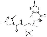 CAS 登录号：68975-78-0， N-[3-[[[(4,5-二氢-2,4-二甲基-1H-咪唑-1-基)羰基]氨基]甲基]-3,5,5-三甲基环己基]-4,5-二氢-2,4-二甲基-1H-咪唑-1-甲酰胺