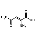 CAS 登录号：68982-76-3， (2Z)-2-氨基-4-氧代-2-戊烯酸
