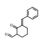 CAS 登录号：69009-80-9， (3E)-3-亚苄基-2-氧代环己烷甲醛
