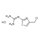 CAS 登录号：69014-12-6， 1-[4-(氯甲基)-1,3-噻唑-2-基]胍盐酸盐(1:1)