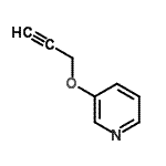 CAS 登录号：69022-70-4， 3-(2-丙炔-1-基氧基)吡啶