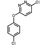CAS 登录号：69025-13-4， 3-氯-6-(4-氯苯氧基)哒嗪