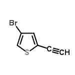 CAS 登录号：690266-87-6， 4-溴-2-乙炔基噻吩