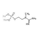 CAS 登录号：6903-80-6， 二钠2-(N-甲基亚氨基甲酰胺基)乙基磷酸酯盐