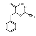 CAS 登录号：69056-25-3， 2-乙酰氧基-3-苯丙酸