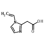 CAS 登录号：690632-21-4， (1-乙烯基-1H-咪唑-2-基)乙酸