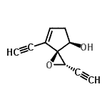 CAS 登录号：691012-69-8， (2S,3S,4R)-2,7-二乙炔基-1-氧杂螺[2.4]庚-6-烯-4-醇