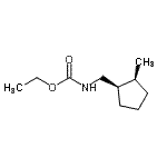 CAS 登录号：69131-29-9， 乙基{[(1R,2S)-2-甲基环戊基]甲基}氨基甲酸酯