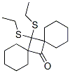 CAS#: 69131-34-6, 14,14-Bis(Ethylthio)Dispiro[5.1.5.1]Tetradecan-7-One