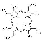 CAS 登录号:69150-58-9, (1Z,4Z,9Z,15Z)-2,7,12,17-四乙基-3,8,13,18-四甲基-21,23-二氢卟啉
