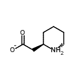 CAS 登录号：69222-96-4， (2R)-2-哌啶鎓基乙酸酯