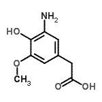 CAS 登录号：692257-57-1， (3-氨基-4-羟基-5-甲氧基苯基)乙酸