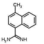 CAS 登录号：69228-21-3， 4-甲基-1-萘甲脒