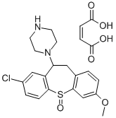 CAS 登录号:69231-73-8, 1-(8-氯-10,11-二氢-3-甲氧基二苯并(b,f)硫杂卓-10-基)-哌嗪 S-氧化物 (Z)-2-丁烯二酸酯(1:1)