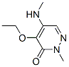 CAS 登录号：69236-59-5， 4-乙氧基-2-甲基-5-甲基氨基-3(2H)-哒嗪酮