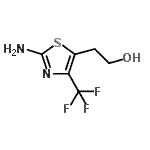 CAS 登录号：69243-07-8， 2-[2-氨基-4-(三氟甲基)-1,3-噻唑-5-基]乙醇