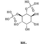 CAS 登录号：69256-54-8， (1R,2R,3S,4R,5S,6S)-3,4,5,6-四羟基-1,2-环己烷二基二[二氢(磷酸酯)]氨合物(1:1)