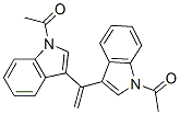 CAS 登录号：69262-87-9， 1-[3-[1-(1-乙酰基吲哚-3-基)乙烯基]吲哚-1-基]乙酮