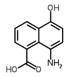 CAS 登录号：692731-76-3， 8-氨基-5-羟基-1-萘甲酸