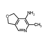 CAS 登录号：693211-39-1， 6-甲基-1,3-二氢呋喃并[3,4-c]吡啶-7-胺