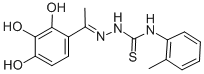 CAS 登录号：69326-89-2， N-(2-甲基苯基)-2-(1-(2,3,4-三羟基苯基)亚乙基)-肼基硫代甲酰胺