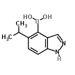 CAS 登录号：693285-67-5， (5-异丙基-1H-吲唑-4-基)硼酸