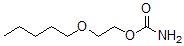 CAS 登录号：69353-08-8， 2-戊氧基乙基氨基甲酸酯