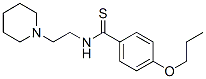CAS 登录号:69353-31-7, N-(2-哌啶乙基)-4-丙氧基硫代苯甲酰胺