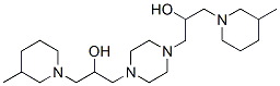 CAS 登录号：6936-29-4， 1-[4-[2-羟基-3-(3-甲基-1-哌啶基)丙基]哌嗪-1-基]-3-(3-甲基-1-哌啶基)丙-2-醇