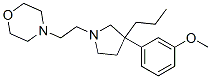 CAS 登录号：69365-74-8， 4-[2-[3-(M-甲氧基苯基)-3-丙基-1-吡咯烷基]乙基]吗啉