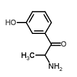 CAS 登录号：693772-30-4， 2-氨基-1-(3-羟基苯基)-1-丙酮