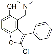 CAS 登录号:69405-60-3, 2-氯-4-(二甲基氨基甲基)-3-苯基苯并呋喃-5-醇
