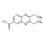 CAS#: 694506-87-1, 2,3-Diethyl-6-quinoxalinecarboxylic acid