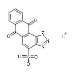 CAS 登录号：69494-21-9， 钾6,11-二氧代-6,11-二氢-1H-蒽并[1,2-d][1,2,3]三唑-4-磺酸酯