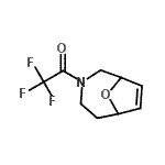 CAS 登录号：69496-61-3， 2,2,2-三氟-1-(9-氧杂-3-氮杂双环[4.2.1]壬-7-烯-3-基)乙酮
