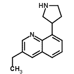 CAS 登录号：695185-35-4， 3-乙基-8-(3-吡咯烷基)喹啉