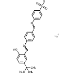 CAS#: 69520-93-0, Sodium 4-[(4-{[2-hydroxy-5-(2-methyl-2-propanyl)phenyl]diazenyl}phenyl)diazenyl]benzenesulfonate