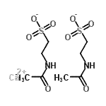 CAS 登录号：69538-63-2， 钙二(2-乙酰氨基乙烷磺酸酯)