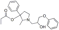 CAS#: 69552-11-0, 1-(2-Hydroxy-3-Phenoxypropyl)-2-Methyl-3-Phenylpyrrolidin-3-Ol 3-Propionate