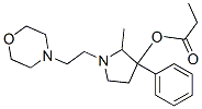 CAS 登录号：69552-15-4， 2-甲基-1-(2-吗啉基乙基)-3-苯基吡咯烷-3-醇丙酸酯