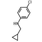 CAS 登录号：69565-54-4， 4-氯-N-(环丙基甲基)苯胺