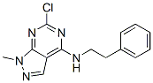 CAS#: 6958-86-7, 3-Chloro-9-Methyl-N-Phenethyl-2,4,8,9-Tetrazabicyclo[4.3.0]Nona-1,3,5,7-Tetraen-5-Amine