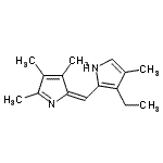 CAS 登录号：695810-40-3， 3-乙基-4-甲基-2-[(E)-(3,4,5-三甲基-2H-吡咯-2-亚基)甲基]-1H-吡咯