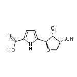 CAS 登录号：695811-37-1， 5-[(2S,3R,4R)-3,4-二羟基四氢-2-呋喃基]-1H-吡咯-2-羧酸