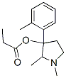 CAS 登录号:69597-49-5, 1,2-二甲基-3-(邻甲苯基)吡咯烷-3-醇丙酸酯