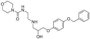 CAS 登录号：69630-21-3， N-[2-[[2-羟基-3-[4-(苯基甲氧基)苯氧基]丙基]氨基]乙基]吗啉-4-甲酰胺