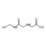 CAS 登录号：69657-12-1， ({2-[(羟基甲基)氨基]-2-氧代乙基}氨基)乙酸