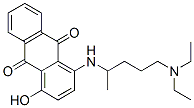 CAS 登录号:69658-03-3, 1-((4-(二乙基氨基)-1-甲基丁基)氨基)-4-羟基-9,10-蒽二酮