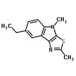 CAS 登录号：696634-94-3， 7-乙基-2,4-二甲基-4H-[1,3]噻唑并[5,4-b]吲哚